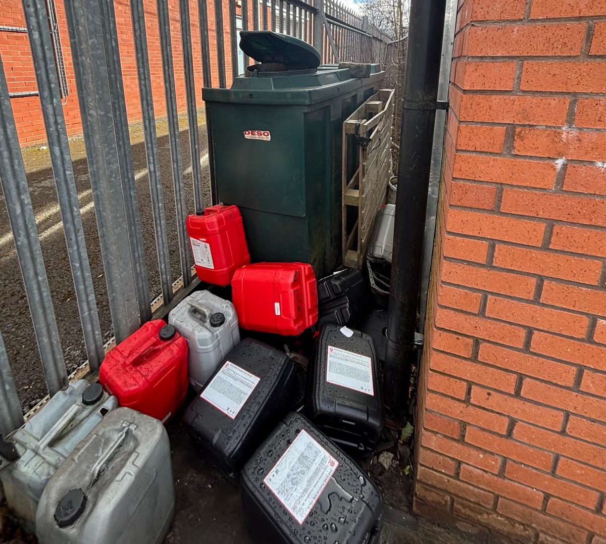 Contaminated container disposal img