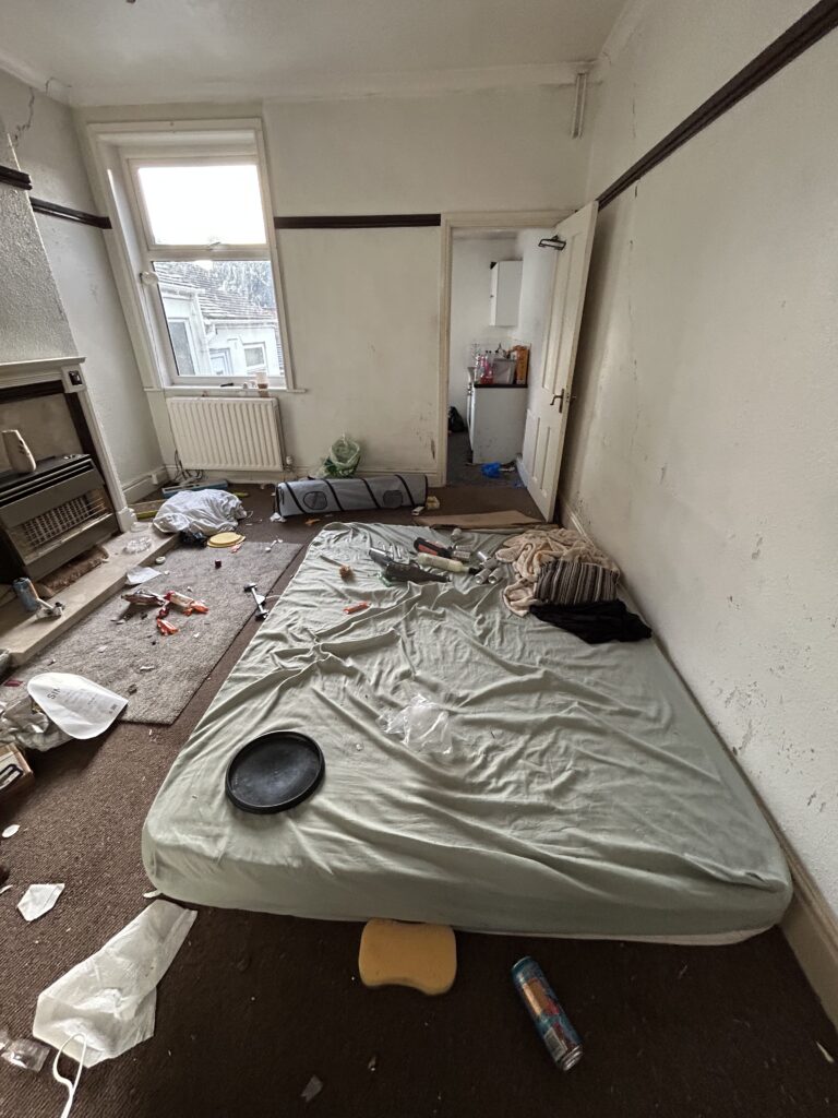 A mattress found in a house clearance in stoke on trent 768x1024