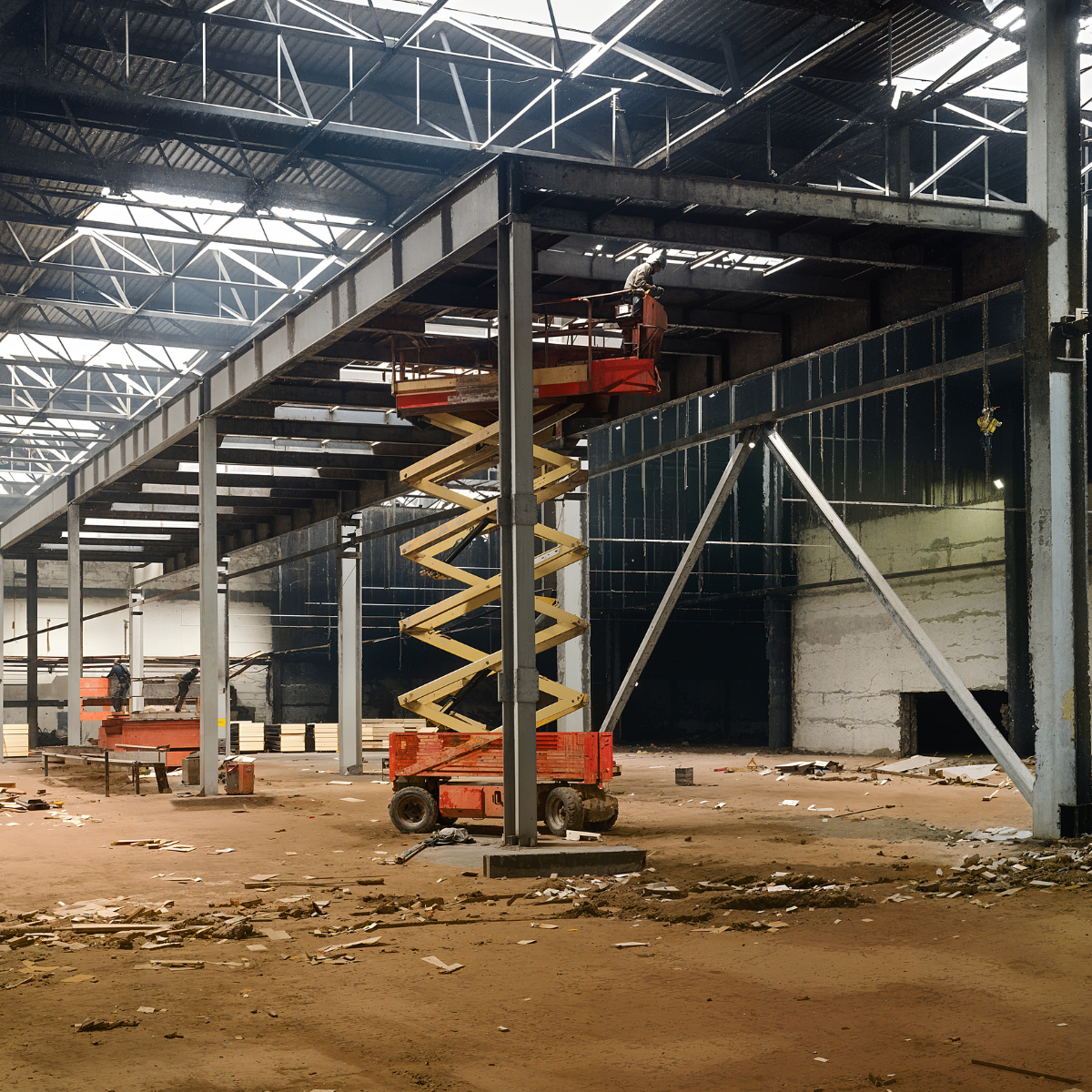 Mezzanine floor removal