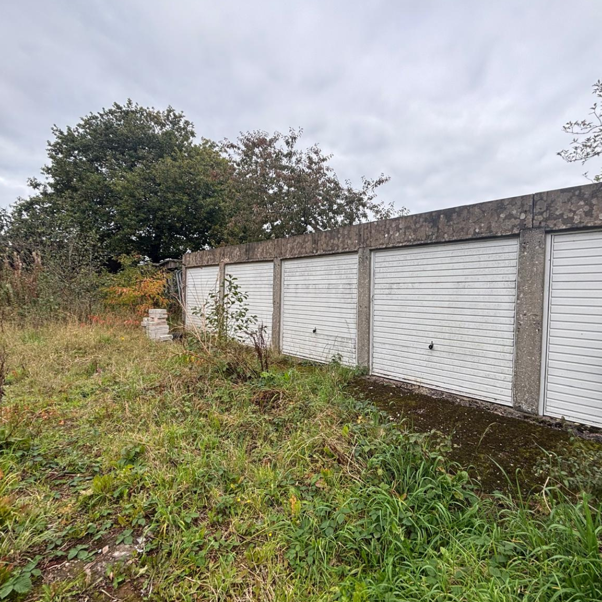 A area of waste land ready for redevelopment