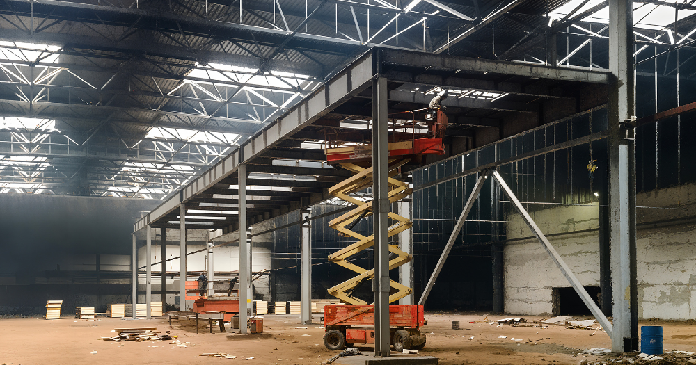 Mezzanine floor removal