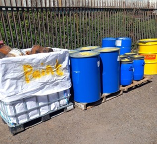 Hazardous Waste Ready For Safe Transportation