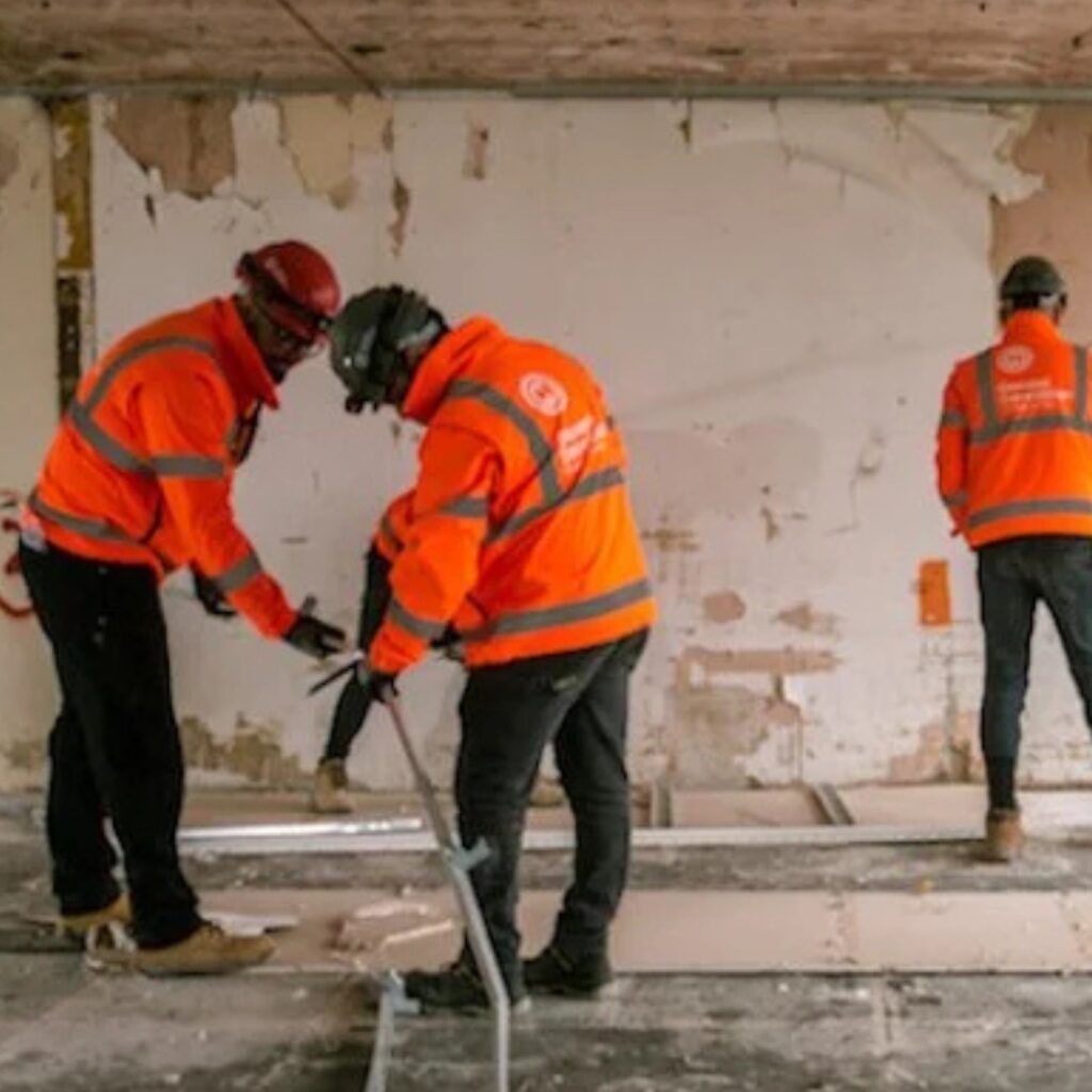 Sixtowns Waste team carrying out enabling works and soft strip in Stoke-on-Trent