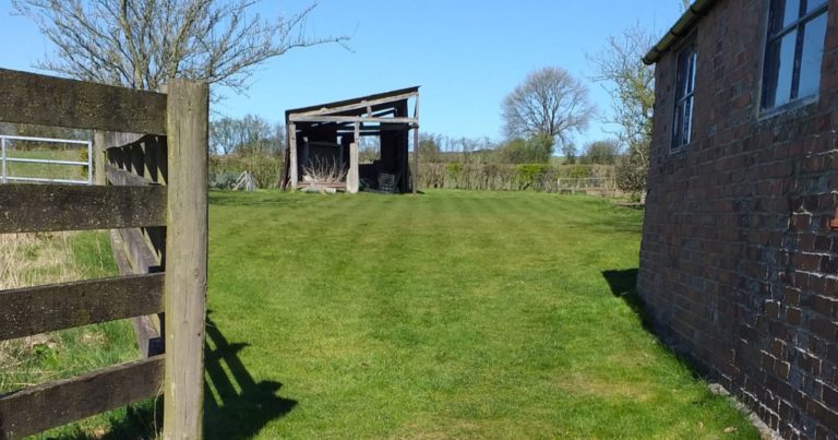An unsafe barn scheduled for demolition
