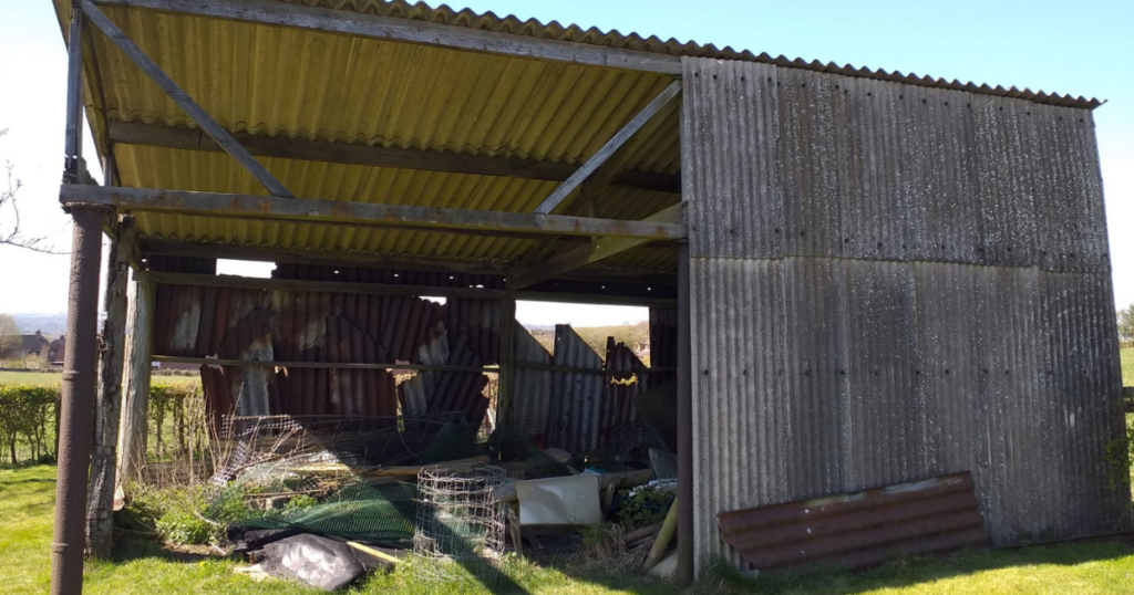 A farmers barn in the Stafordshire Moorlands