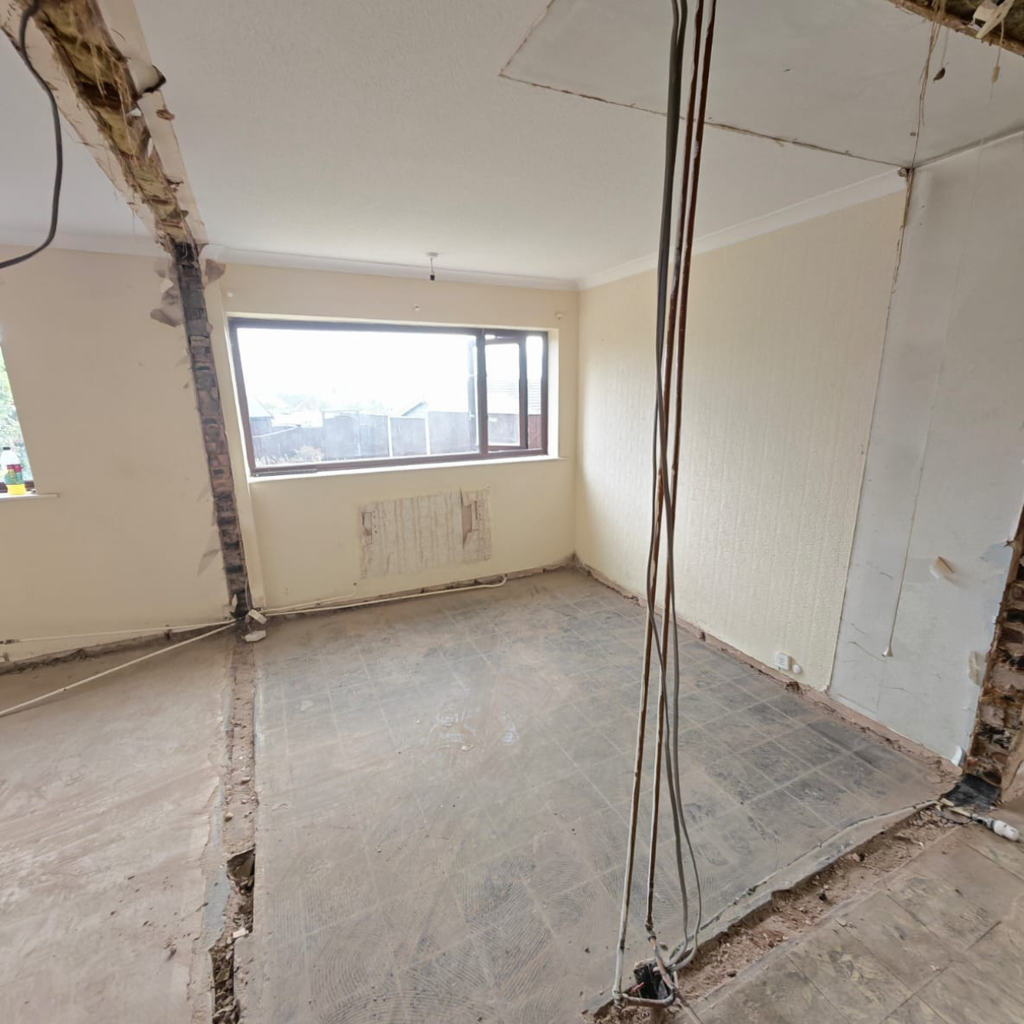 Wall removal in a bungalow