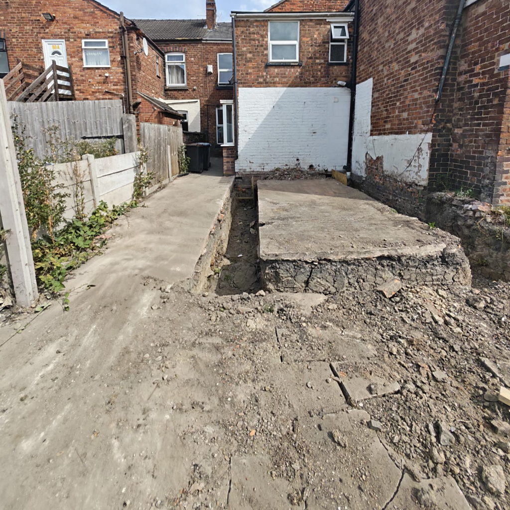 A site cleared and ready for construction.